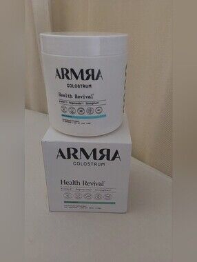 ARMRA Colostrum Health Revival Jar - Unflavored Supplement, 4.3oz. New in box